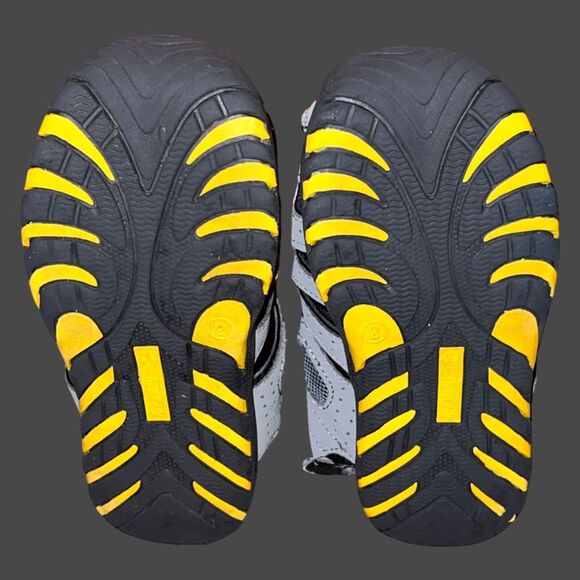 Khombu Boys Kyle 1182623 Gray Waterproof Drawstring Hiking Sandals Size 2 - Picture 5 of 8